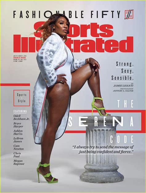 Serena Williams Covers Sports Illustrated Fashionable 50 Issue