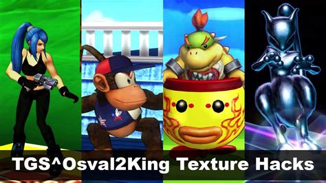 Tgsosval2kings Texture Hacks In Super Smash Bros For 3ds Super