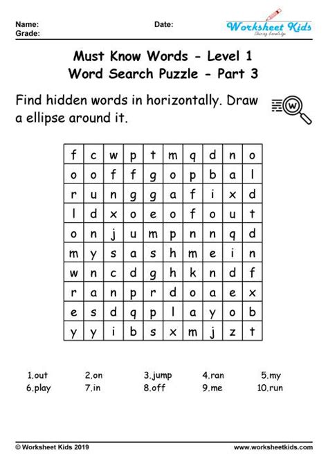 Word Search For Grade 4 K5 Learning 56 Free Printable Word Searches