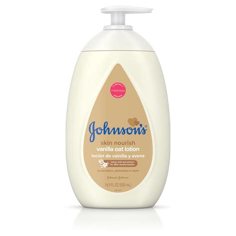 Johnsons Baby Body Lotion With Vanilla And Oat 169 Fl Oz