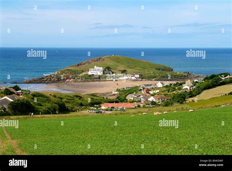 Bigbury On Sea And Burgh Island In South Devon Stock Photo Alamy