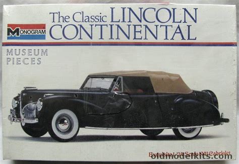 Monogram 124 1941 Lincoln Continental Convertible 8206
