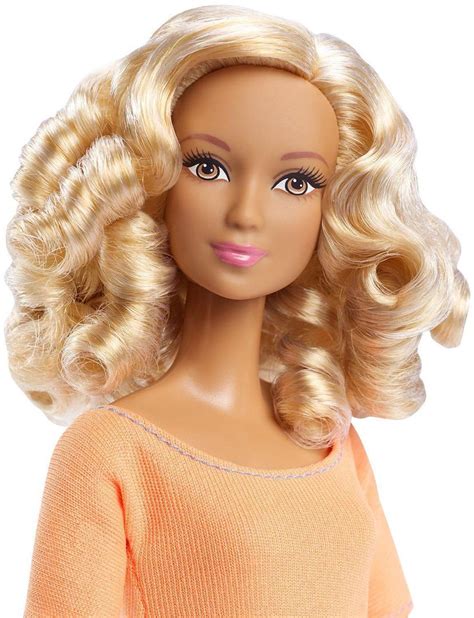 Barbie Made To Move Doll Curly Blonde Hair