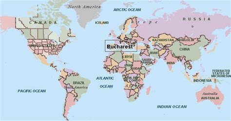 Bucarest Carte Du Monde Carte De La Mondiale De Bucarest Roumanie The Best Porn Website