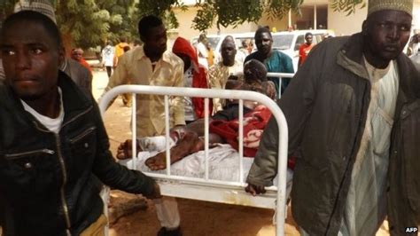 Boko Haram Crisis Nigeria Bomber Attacks Bus Station Bbc News