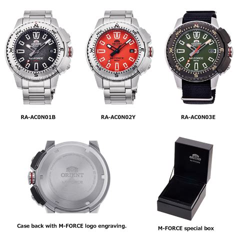 Orient M Force New Series Rugged Outdoor Watches With Compass Bezel