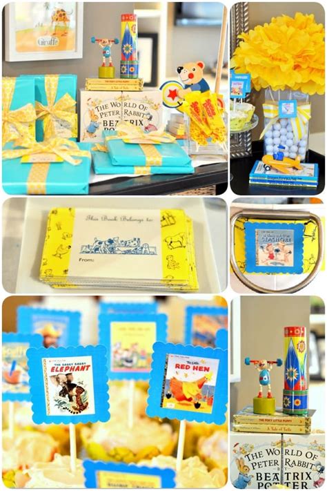 Maybe you would like to learn more about one of these? Golden Books Baby Shower (+ Free Printables!) | Pizzazzerie