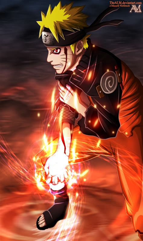Naruto Kyubi Rasengan By Thealm On Deviantart
