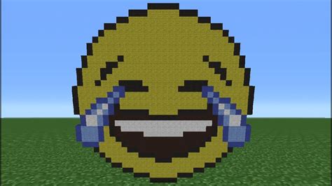 Emoji Pixel Art Minecraft Laughing Crying Emoji Sans Head Pixel Art