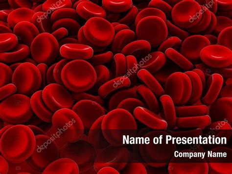 Microscope Cells Red Blood Powerpoint Template Microscope Cells Red