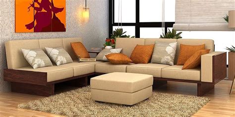 Part of the morris range, the striking nelson is a celebration of wooden framed sofas. Wooden Sofa Set: Buy Wooden Sofa Set Online in India Upto 55% OFF