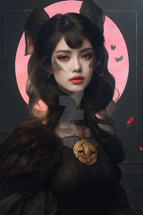 black anime horror model babe 3d halloween by xrebelyellx on deviantart