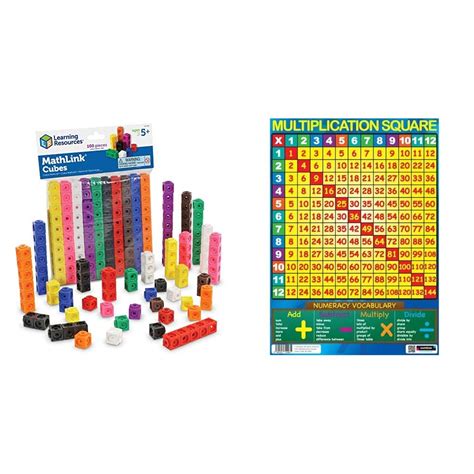 Buy Learning Resources Mathlink Cubes Set Of 100 And Sumbox