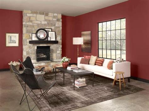 Warms Living Rooms Paint Color Cinnabar CSP 1165 Benjamin Moore