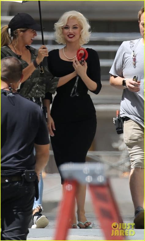 The actress will play the blonde bombshell in an upcoming netflix movie. Ana de Armas Gets Into Character as Marilyn Monroe on the ...
