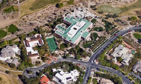 Aerial Pics Of Billionaire Sheldon Adelsons 44000 Square Foot Las