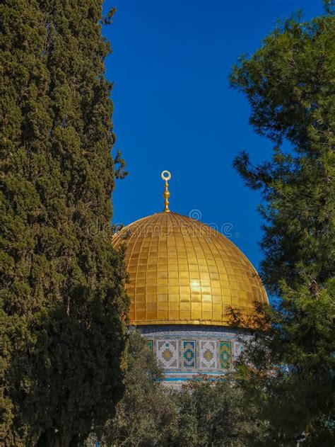 Dome Of The Rock Temple Mount Jerusalem Israel Stock Image Image