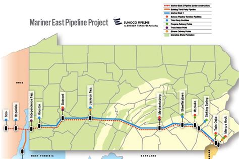 Pennsylvania Halts Permits For Mariner East 2 Pipeline Company
