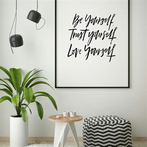 Be Yourself Trust Yourself Art Print By Planeta444 Fy