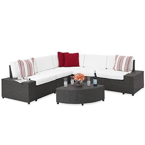 Buy Best Choice Products 6 Piece Wicker Sectional Sofa Patio Furniture