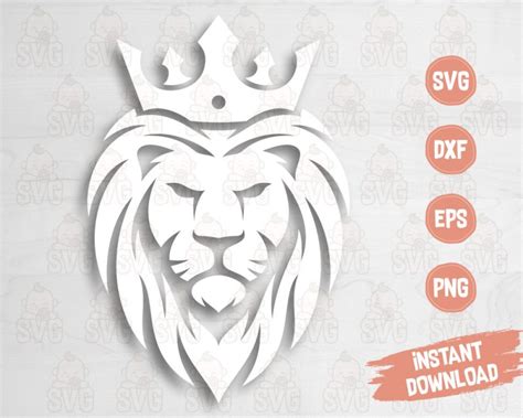 Lion Head Svg Cut File For Cutting Machines Svg Baby