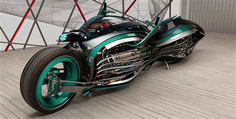 Nice Green Мотоцикл Концептуальные мотоциклы Байк