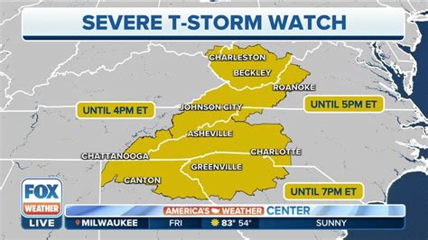 Severe Thunderstorm Watches Issued As Severe Storm Threat Lingers