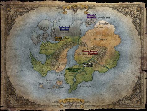 World Map Diablo Wiki