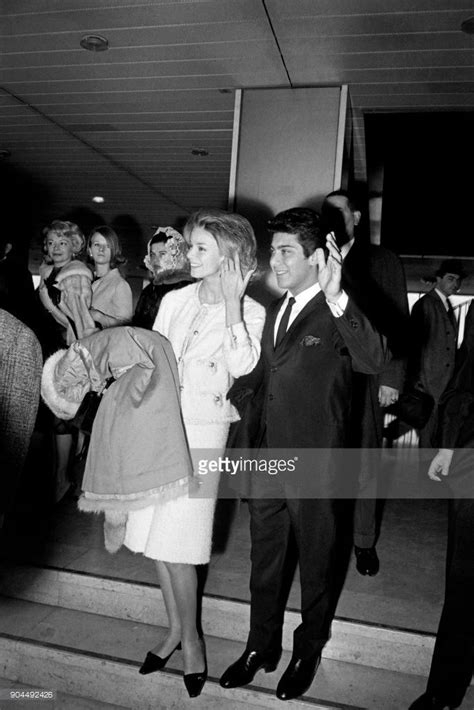 Canadian Singer Paul Anka And His Wife Anne De Zogheb Wave Before Zurich