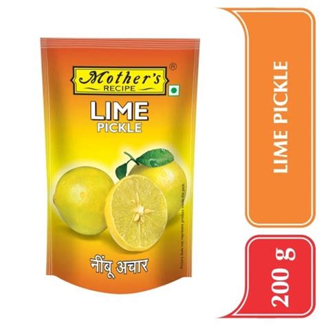Mothers Recipe Lime Pickle Packet 200g