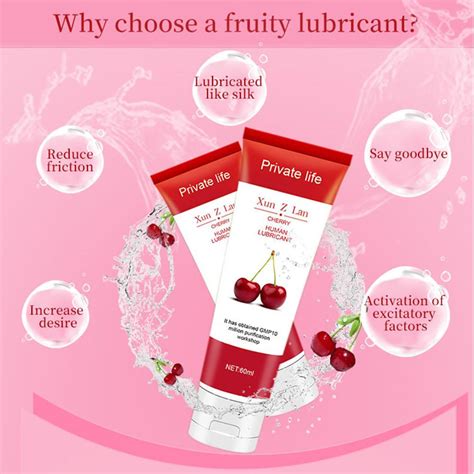 💰kjøp fruity lubricant strawberry banana cherry flavored lubricant gel couple sex love