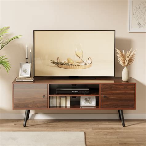 Cozy Castle Mid Century Modern Tv Stand For 5560 Inch Tv