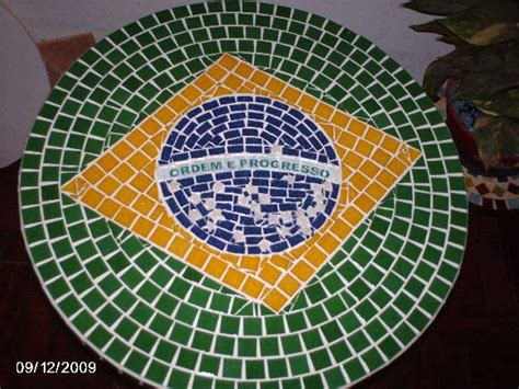 Solve Bandeira Do Brasil Mosaico Jigsaw Puzzle Online With 108 Pieces