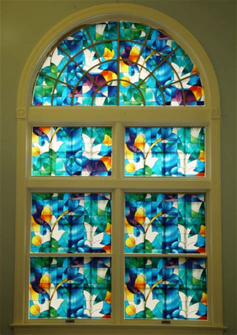 Dove Stained Glass R05006 Decorative Window Film