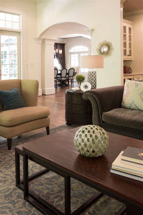 Mabry Place Transitional Living Room Home Designed By Atlanta Interior