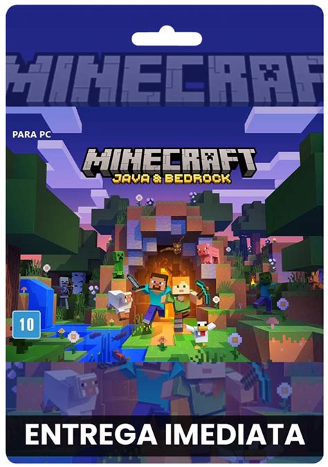 Minecraft Java Bedrock Edition Windows Digital Code Off
