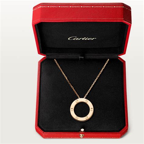 Crb Love Necklace Yellow Gold Cartier