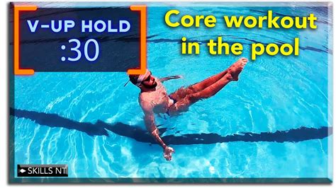 Core Workout In The Swimming Pool Youtube