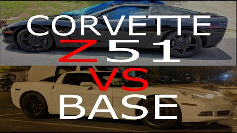 C6 Corvette Z51 And Base Model Comparison Youtube