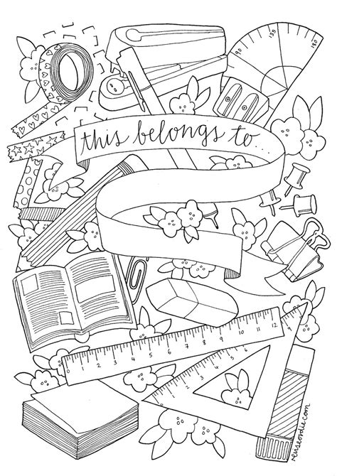 Preppy Coloring Pages Printable Customize And Print