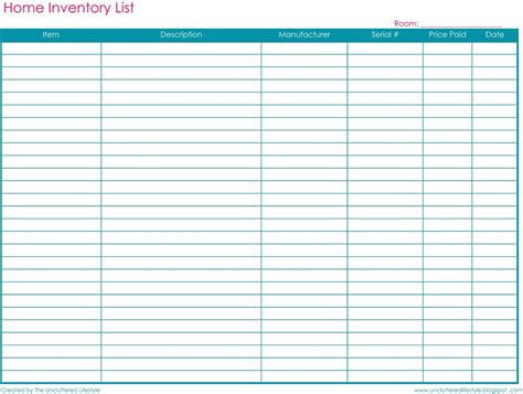 Inventory Spreadsheet Template Free Inventory Spreadsheet Free ...