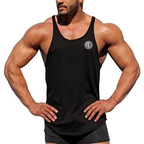 Muscleguys Fitness Bodybuilding Clothing Gyms Tank Top Y Back Men Sportwear Vest Sleeveless