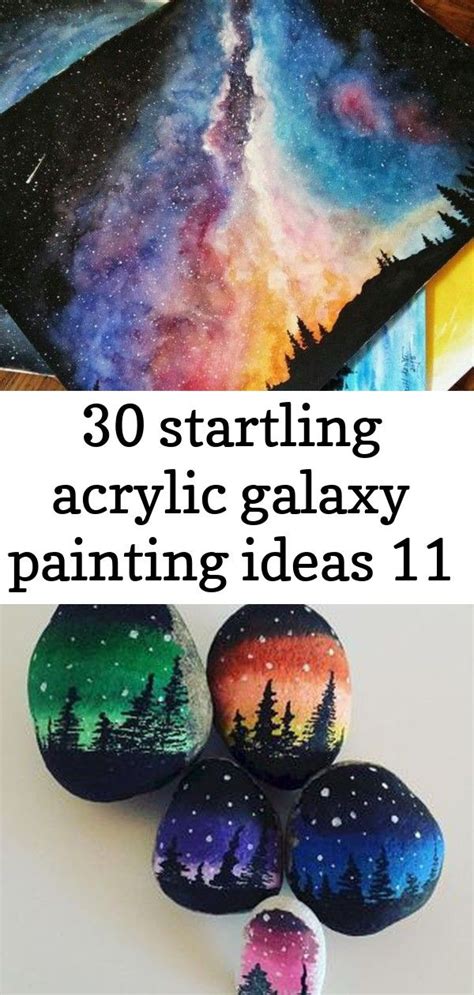 30 Startling Acrylic Galaxy Painting Ideas 11 Galaxy Painting