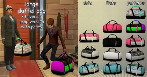 Sims 4 Ccs The Best Bag And Poses By Confetti Ts4cc Die Sims 4 Pc