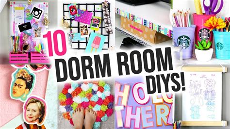 10 easy diy dorm room decorations youtube