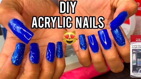 Applying your own acrylics at home is no easy feat—especially if you're a newbie—which is why we recommend the mia secret acrylic nail kit for anyone just starting out. DOING MY OWN ACRYLIC NAILS | KISS SALON ACRYLIC KIT & POWER FILE NAIL DRYER 💙 - YouTube