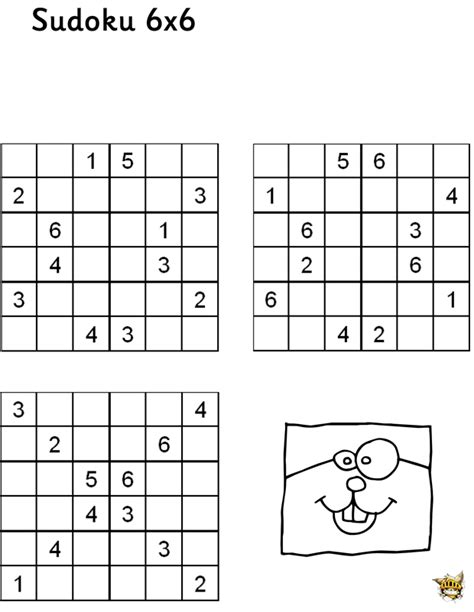 Maybe you would like to learn more about one of these? Sudoku 6x6 n°1 pour enfants à imprimer