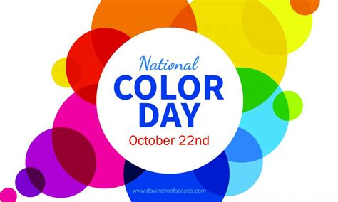 Today Is National Color Day Davinci Roofscapes