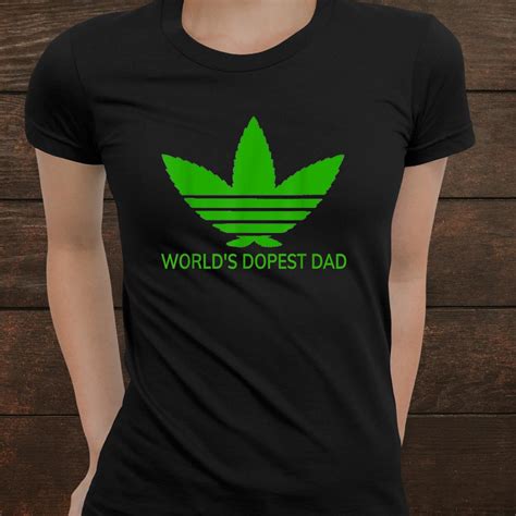 Worlds Dopest Dad Shirt Weed Stoner Necessities Shirt Teeuni