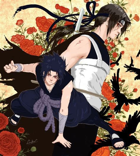 Uchiha Brothers Naruto Image 494574 Zerochan Anime Image Board